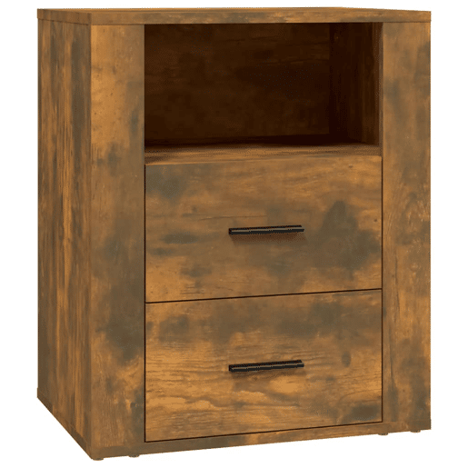 Mesa De Cabeceira Mesinha De Cabeceira - 50x36x60 cm derivados madeira carvalho fumado