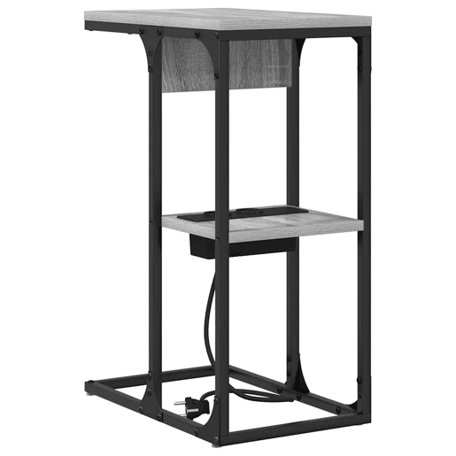 Mesa De Cabeceira - Mesinha De Cabeceira Sonoma cinzento 41.5 x 26 x 60.5 cm