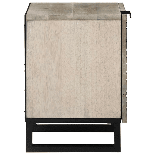 Mesa De Cabeceira - Mesinha De Cabeceira Natural 40 x 33.5 x 46 cm