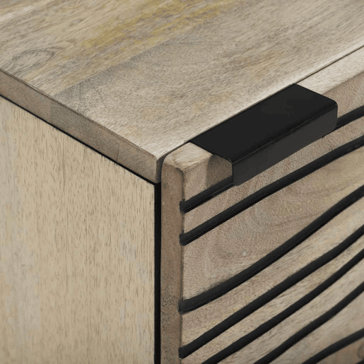 Mesa De Cabeceira - Mesinha De Cabeceira Natural 40 x 33.5 x 46 cm