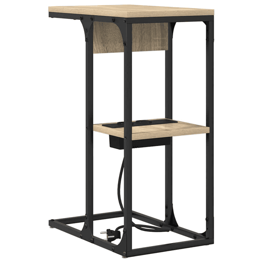 Mesa De Cabeceira - Mesinha De Cabeceira Carvalho sonoma 41.5 x 26 x 60.5 cm