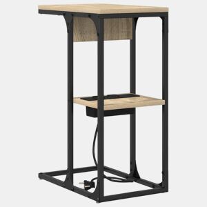 Mesa De Cabeceira - Mesinha De Cabeceira Carvalho sonoma 41.5 x 26 x 60.5 cm