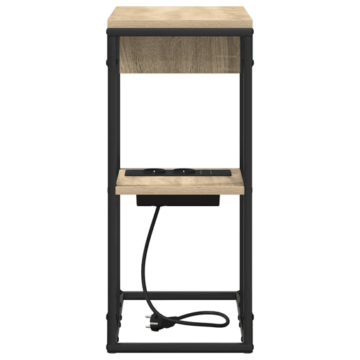 Mesa De Cabeceira - Mesinha De Cabeceira Carvalho sonoma 41.5 x 26 x 60.5 cm