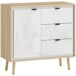 Aparador HOMCOM, hogar - muebles de comedor Aparador HOMCOM, hogar - muebles de comedor Blanco