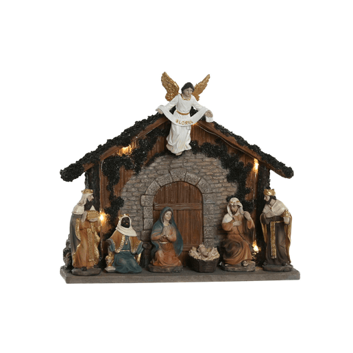 Presépio de Natal Home ESPRIT Multicolor Resina Presépio de Natal Home ESPRIT Multicolor Resina