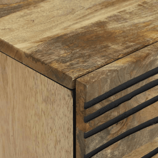 Mesa De Cabeceira - Mesinha De Cabeceira com gaveta Castanho 40 x 33 x 46 cm