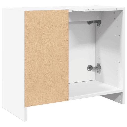 vidaXL Armário de lavatório 63x29x55 cm derivados de madeira branco