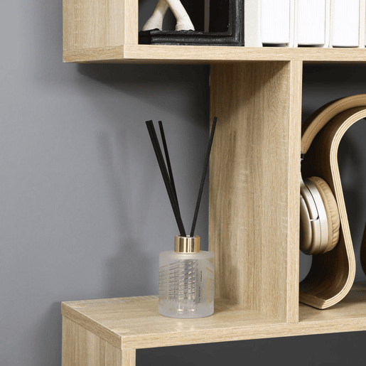HOMCOM Estante para Livros Moderna Estante com 6 Prateleiras para Sala de Jantar Sala de Estar Estúdio 80x23x192 cm Madeira