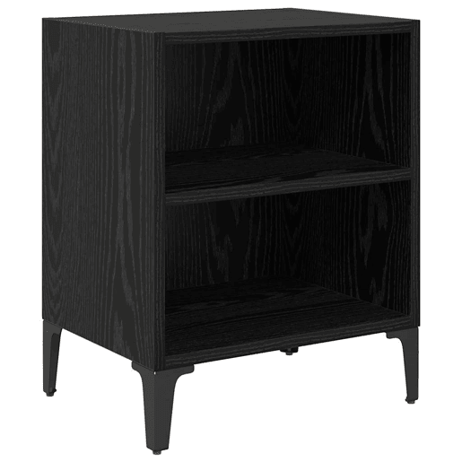 Mesa De Cabeceira - Mesinha De Cabeceira Carvalho preto 40 x 30 x 50 cm