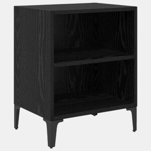 Mesa De Cabeceira - Mesinha De Cabeceira Carvalho preto 40 x 30 x 50 cm