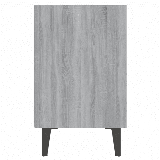 Mesa De Cabeceira - Mesinha De Cabeceira c pernas em metal 40x30x50 cm sonoma cinza