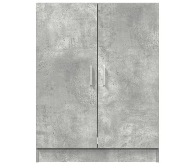 Armario para lavadora dila 2 puertas gris oscuro 91,5x70,5x71,5 cm
