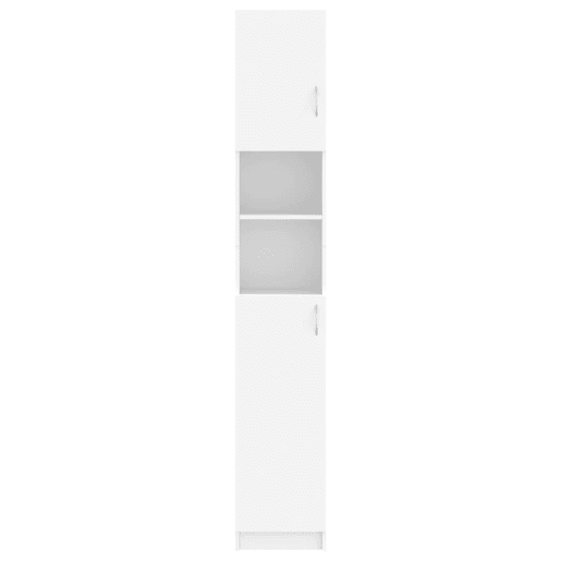 vidaXL Armário de casa de banho derivados de madeira branco