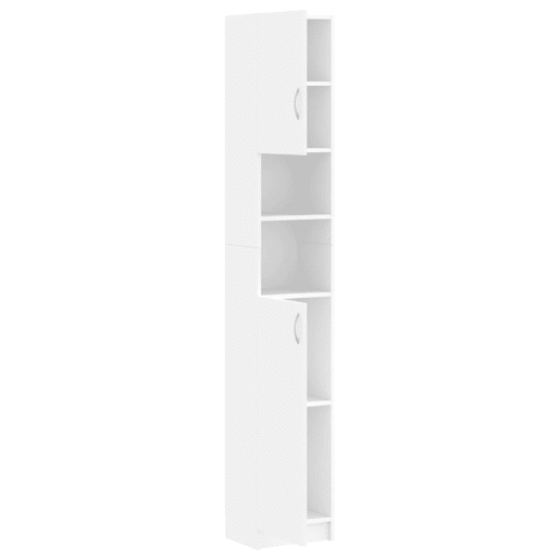 vidaXL Armário de casa de banho derivados de madeira branco