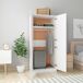 Armario Enara puertas diseño minimalista 80 Armario Enara puertas diseño minimalista 80 Blanco