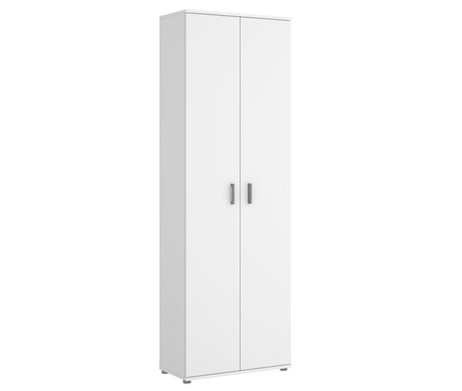 Armario auxiliar fit 8 compartimentos blanco 190x61x35 cm