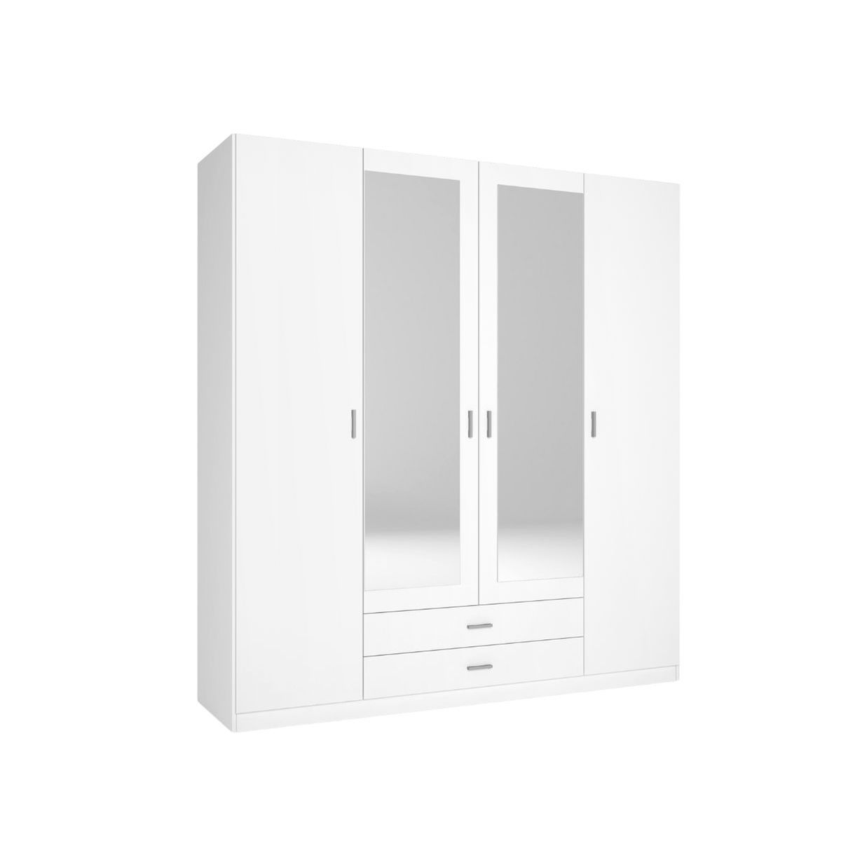 Armario Roma puertas abatibles con cajones 198