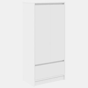 vidaXL Armário com gaveta 55,5x34x119,5 cm derivados madeira branco