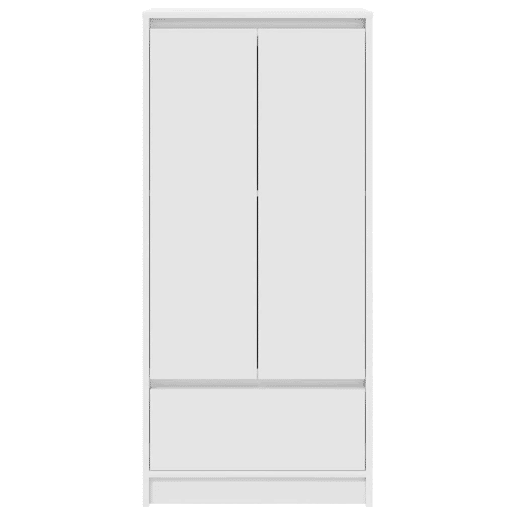 vidaXL Armário com gaveta 55,5x34x119,5 cm derivados madeira branco