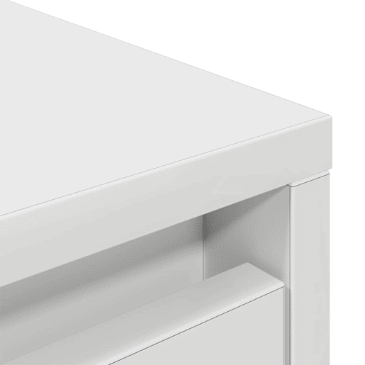 vidaXL Armário com gaveta 55,5x34x119,5 cm derivados madeira branco