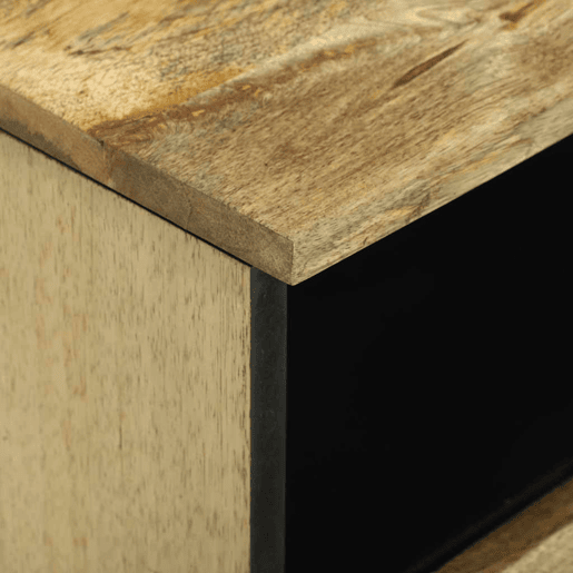 Mesa De Cabeceira - Mesinha De Cabeceira com gaveta Castanho 40 x 33 x 46 cm