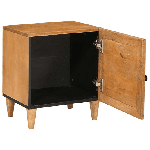 Mesa De Cabeceira - Mesinha De Cabeceira Castanho-claro 40 x 33 x 46 cm