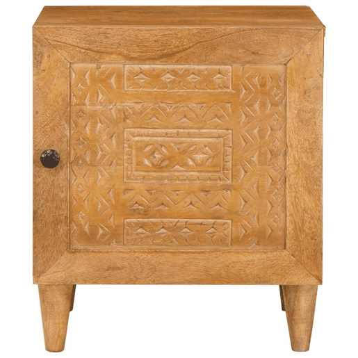 Mesa De Cabeceira - Mesinha De Cabeceira Castanho-claro 40 x 33 x 46 cm