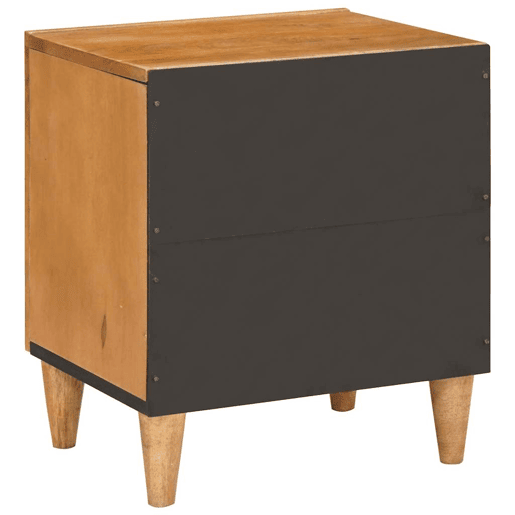 Mesa De Cabeceira - Mesinha De Cabeceira Castanho-claro 40 x 33 x 46 cm