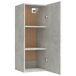 Armario de pared Cuby tirador con estantes 35 Armario de pared Cuby tirador con estantes 35 Gris