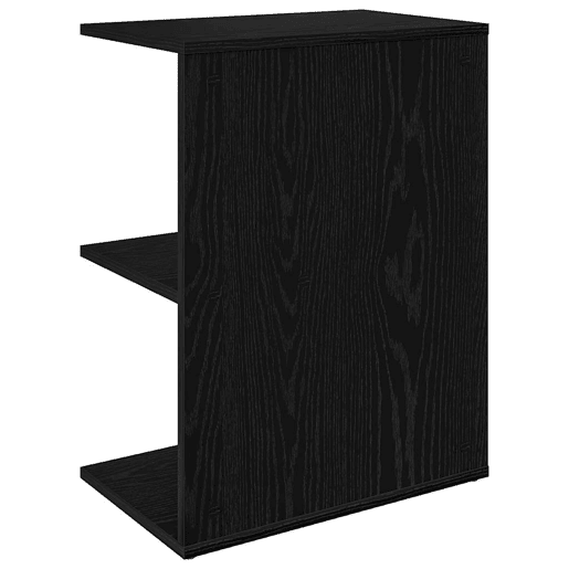 Mesa De Cabeceira - Mesinha De Cabeceira 46,5x29x61cm derivados madeira preto
