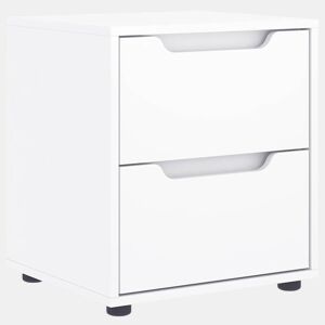 Mesa De Cabeceira - Mesinha De Cabeceira derivados de madeira branco 45x40x50cm