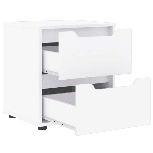Mesa De Cabeceira - Mesinha De Cabeceira derivados de madeira branco 45x40x50cm