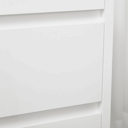 HOMCOM Cómoda Moderna com 3 Gavetas Cómoda de Madeira para Dormitório Sala de Estar Carga Máxima 40 kg 70x37x75 cm Branco e Madeira