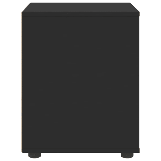 Mesa De Cabeceira - Mesinha De Cabeceira derivados de madeira preto 45x40x50cm