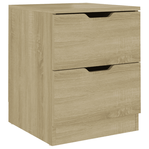 Mesa De Cabeceira - Mesinha De Cabeceira 40x40x50 cm contraplacado cor carvalho sonoma