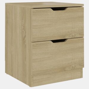 Mesa De Cabeceira - Mesinha De Cabeceira 40x40x50 cm contraplacado cor carvalho sonoma