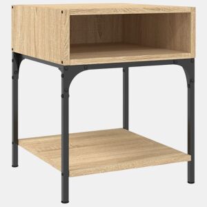 Mesa De Cabeceira - Mesinha De Cabeceira 40x41x50 cm derivados madeira carvalho sonoma