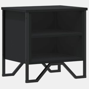 Mesa De Cabeceira - Mesinha De Cabeceira 40x30x40 cm contraplacado preto