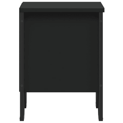 Mesa De Cabeceira - Mesinha De Cabeceira 40x30x40 cm contraplacado preto