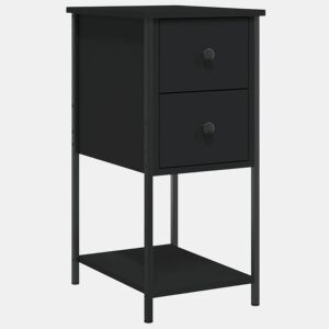 Mesa De Cabeceira - Mesinha De Cabeceira 32x42x70 cm derivados de madeira preto