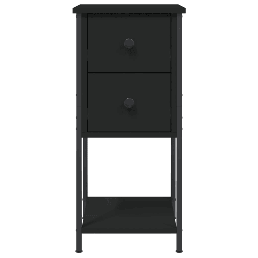 Mesa De Cabeceira - Mesinha De Cabeceira 32x42x70 cm derivados de madeira preto