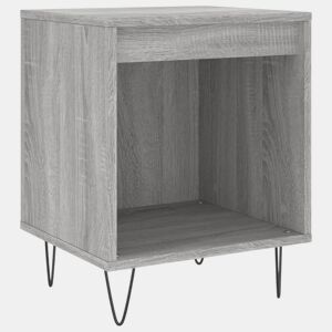 Mesa De Cabeceira - Mesinha De Cabeceira 40x35x50 cm derivados de madeira cinza sonoma
