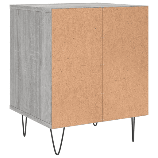 Mesa De Cabeceira - Mesinha De Cabeceira 40x35x50 cm derivados de madeira cinza sonoma