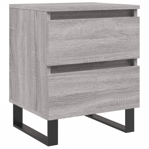 Mesa De Cabeceira - Mesinha De Cabeceira 40x35x50 cm derivados de madeira cinza sonoma