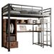 Cama alta para niños 94x203 Cama alta para niños 94x203 Negro