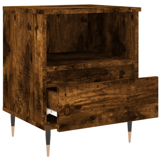 Mesa De Cabeceira - Mesinha De Cabeceira 40x35x50 cm derivados madeira carvalho fumado