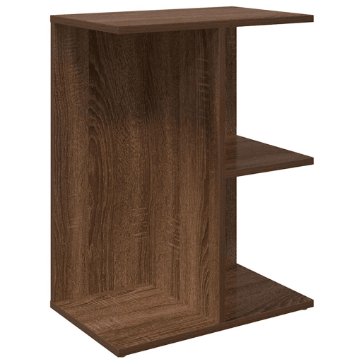 Mesa De Cabeceira - Mesinha De Cabeceira 46,5x29x61cm derivados madeira carvalho castanho