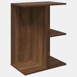 Mesa De Cabeceira - Mesinha De Cabeceira 46,5x29x61cm derivados madeira carvalho castanho