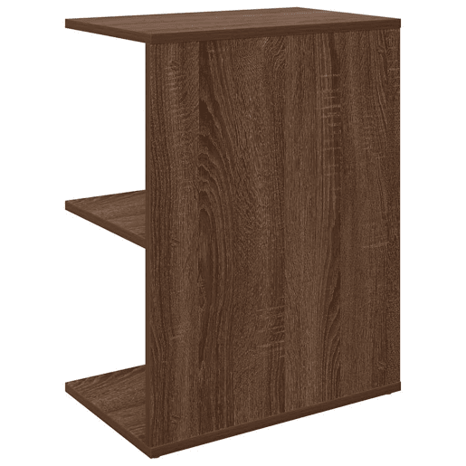 Mesa De Cabeceira - Mesinha De Cabeceira 46,5x29x61cm derivados madeira carvalho castanho