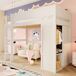 Cama alta para niños Cama alta para niños Blanco